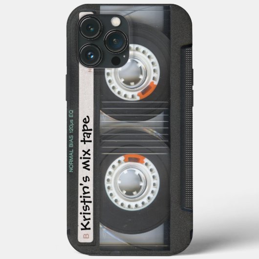 Maßgeschneiderte Cassette Mix Tape Case Mate iPhon (Rückseite)