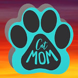 Maßgeschneiderte Cat-Mama - Paw Print Auto Magnet<br><div class="desc">Erhöhen Sie Ihren Autostil, indem Sie mit unserem paw-förmigen Automagnet Ihre Verehrung für Freunde aus der Familie zum Ausdruck bringen, indem Sie mit eleganten Handschriften "Mama" und anpassbarem Text oben in einer charmanten Paw Print Illustration ausdrucken. Personalisieren Sie es mit Ihrem eigenen Text und bevorzugter Farbe, indem Sie einen modernen...</div>