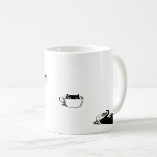 Maßgeschneiderte Cat-Tasse Kaffeetasse (VorderseiteRechts)