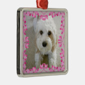 Maßgeschneiderte Cavachon-Foto-Ornamente, Maßgesch Ornament Aus Metall (Rechts)