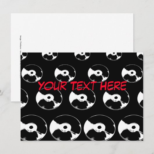 Maßgeschneiderte CDs Card (Vorne/Hinten)