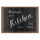 Maßgeschneiderte Chalkboard-Schneidebrett Schneidebrett (Vorderseite)