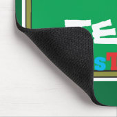 Maßgeschneiderte Chalkboard,<YOURTEXT> Mousepad (Ecke)