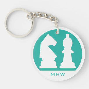 Maßgeschneiderte CHESS-Schlüsselkette für Monogram Schlüsselanhänger