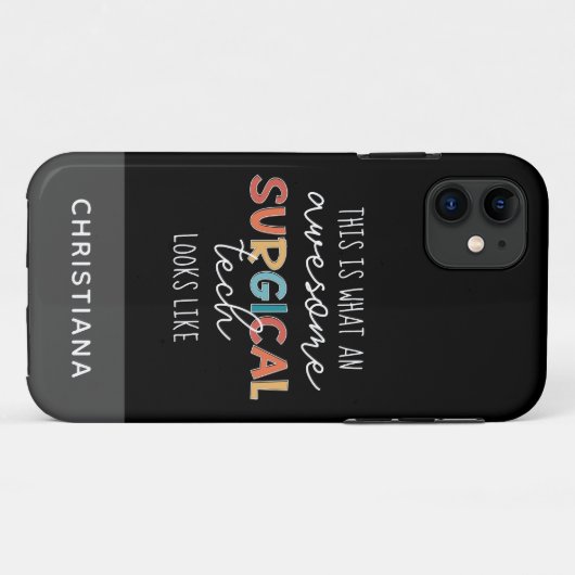 Maßgeschneiderte Chirurgie Funny Operation Tech Case-Mate iPhone Hülle (Rückseite (Horizontal))