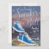 Maßgeschneiderte Cinematic Sneaker Ball Birthday S Einladung (Vorderseite)