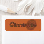 Maßgeschneiderte Cinnamon Bakery Labels (Insitu)