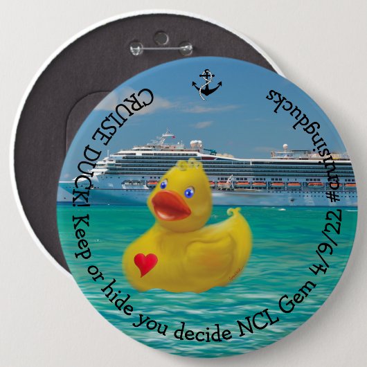 Maßgeschneiderte Cruise Duck Button (Vorne & Hinten)