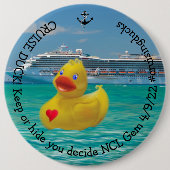Maßgeschneiderte Cruise Duck Button (Vorderseite)