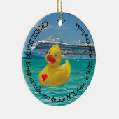 Maßgeschneiderte Cruising Duck für Erwachsene Keramik Ornament (Rechts)