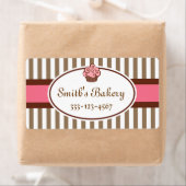 Maßgeschneiderte Cupcake-Business-Labels (Insitu)