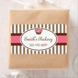Maßgeschneiderte Cupcake-Business-Labels