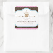 Maßgeschneiderte Cupcake Packaging Stickers (Tasche)