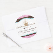 Maßgeschneiderte Cupcake Packaging Stickers (Umschlag)