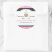 Maßgeschneiderte Cupcake Packaging Stickers (Tasche)