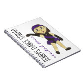 Maßgeschneiderte Dance Studio Erinnerungen Lehrer Notizblock (Rechte Seite)