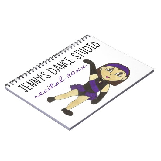 Maßgeschneiderte Dance Studio Erinnerungen Lehrer Notizblock (Linke Seite)