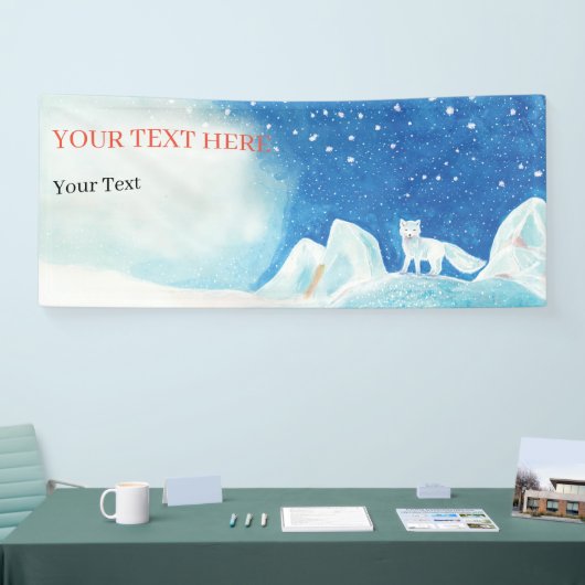 Maßgeschneiderte Darstellung von kleinen arktische Banner (Messe)