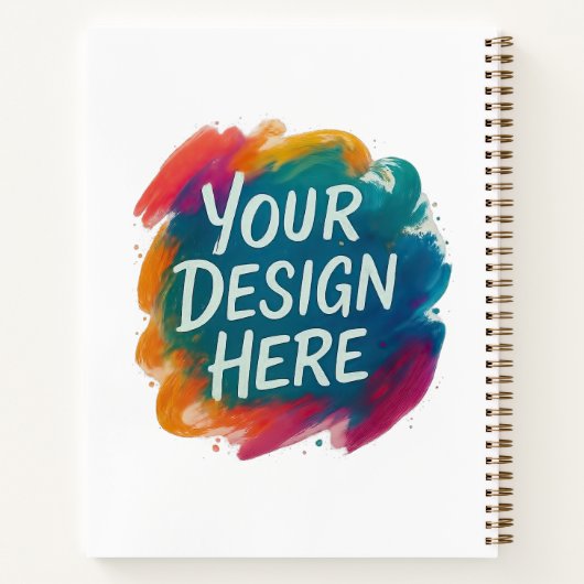 Maßgeschneiderte Design-DIUEN Notizblock (Rückseite)