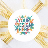 Maßgeschneiderte Design-DIUEN Runder Aufkleber