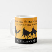 Maßgeschneiderte Drei Weisen Religiöse Weihnachten Kaffeetasse (Vorderseite Links)