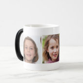 Maßgeschneiderte Dreierfoto-Collage Verwandlungstasse (Vorderseite Links)