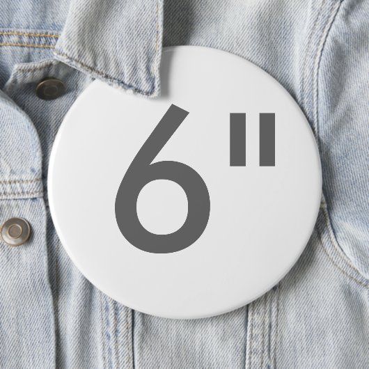 Maßgeschneiderte Druck 6" Blankenvorlage für Riese Button (Beispiel)