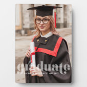 Maßgeschneiderte, durchsichtige Buchstaben Fotoplatte (Vorderseite)