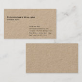 Maßgeschneiderte, einfache Minimalistische Berufli Visitenkarte (Vorne/Hinten)