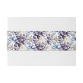 Maßgeschneiderte Einladung Bauchband Einladungsbanderole (Rückseitenbeispiel)