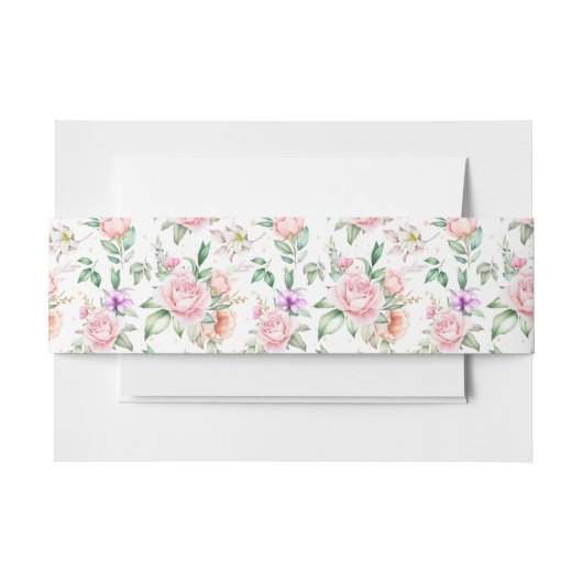 Maßgeschneiderte Einladung Bauchband Einladungsbanderole (Vorderseite Beispiel)