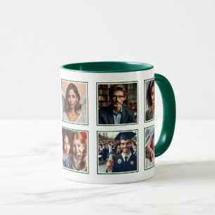 Maßgeschneiderte Elegant zehn Foto Collage Hunter Tasse