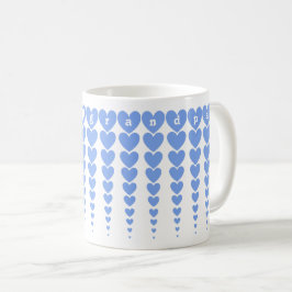 Maßgeschneiderte Elegante Best Grandpa Blue Heart  Kaffeetasse