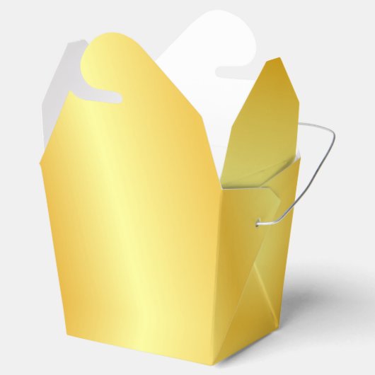 Maßgeschneiderte elegante Imitate Gold Metallic Lo Geschenkschachtel (Geöffnet)