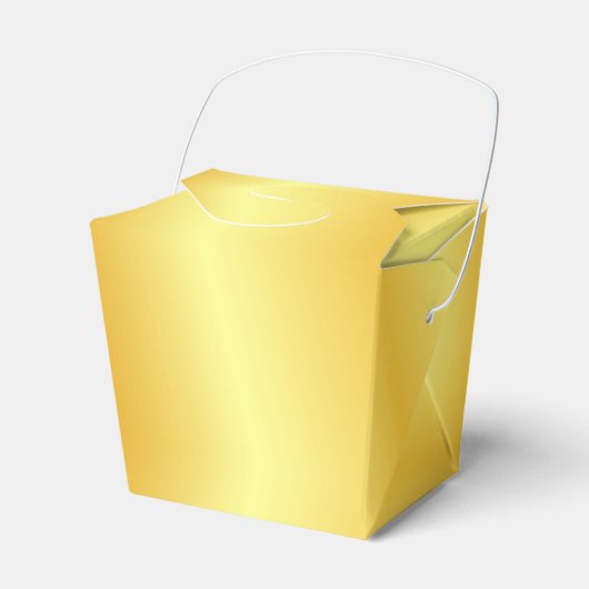 Maßgeschneiderte elegante Imitate Gold Metallic Lo Geschenkschachtel (Vorderseite)