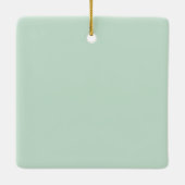 Maßgeschneiderte, elegante, Kariert grüne Rosa Näh Keramikornament (Rückseite)