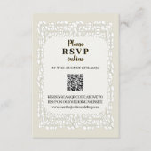 Maßgeschneiderte, elegante QR-Coding-Cards Begleitkarte (Vorderseite)