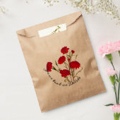 Maßgeschneiderte Elegante Vintage Blütenkarnation Geschenktütchen (Versiegelt)