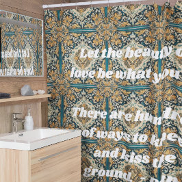 Maßgeschneiderte Elegantes Muster Persische Gesche Duschvorhang