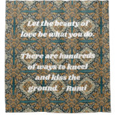 Maßgeschneiderte Elegantes Muster Persische Gesche Duschvorhang (Vorderseite)