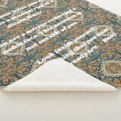 Maßgeschneiderte Elegantes Muster Persische Gesche Sherpadecke (3/4)