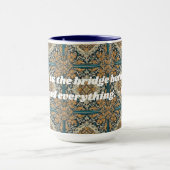 Maßgeschneiderte Elegantes Muster Persische Gesche Tasse (Zentrum)