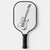 Maßgeschneiderte elektrische Gitarre Moderner Mini Pickleball Schläger (Rückseite)