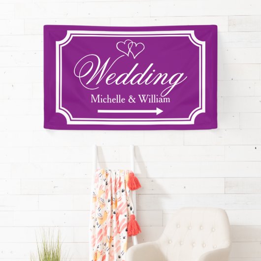 Maßgeschneiderte Empfang-Richtungsschilder Banner (Insitu)