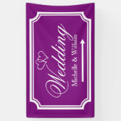 Maßgeschneiderte Empfang-Richtungsschilder Banner (Vertikal)