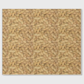 Maßgeschneiderte Erdnüsse in Muscheln - Geschenkpa Geschenkpapier (Flach)