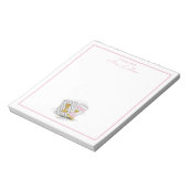 Maßgeschneiderte Erstklässlerbewertung Weiß Notizblock (Rotiert)