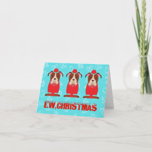 Maßgeschneiderte Ew Weihnachten Lustige Hunde Anti