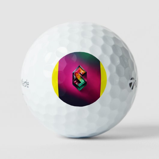 Maßgeschneiderte Exzellenz: Custom TaylorMade Golf Golfball (Vorderseite)