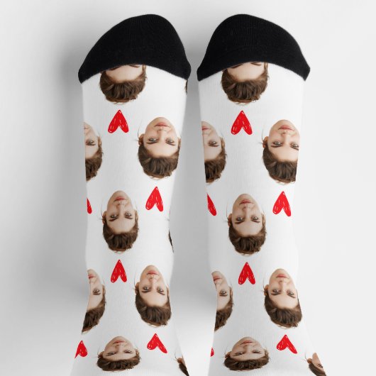 Maßgeschneiderte Face Socken für Boyfriend Persona (Oben)